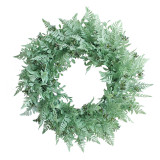 2021Simulation wreath of Eucalyptus stars grass ring door decoration wall decoration wedding