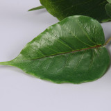 2021Simulated hand feel simulated green plant Bodhi leaf home indoor living room decoration artificial flower