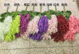 2021Simulated Wisteria flower beanstring violet hanging plastic silk flower decorative plant ceiling flower wedding