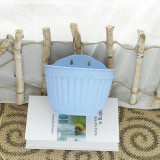 Wholesale Durable Plastic Hanging Basket Planter Flower Pots Decorative Wall Hanging Basket Garden Wall Hanging Basket Decor