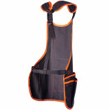 Double Layer Oxford Cloth Tool Apron Work Housework Black Apron Modern Wear-Resistant Multi-Pocket Work Apron