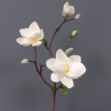 Lifelike artificial flower home decoration vase flower arrangement pieces EVA feel small magnolia