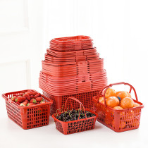 Hot Selling Design Plastic Vegetable Fruit Storage Trays Baskets Plastic Food Baskets Handwork Fruit Storage Baskets