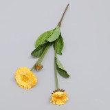 2021Factory Hot Sell 3 leads Artificial Gerbera Daisy Silk Flowers For Home Decoration