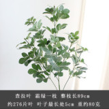 2021Artificial green plant silk flower leaf green plant wedding simulation Chala leaf