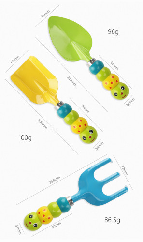 Hot Selling High Quality Garden Tool Set 3 Piece Kids Gardening Tool Set Outdoor Garden Tool Set