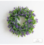 Horticultural simulation plant Wreath Christmas door decoration Wedding Decoration pendant Eucalyptus circle
