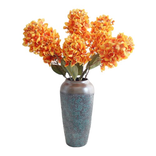 2021European imitation silk wedding guide decorative vase flower 2 pagoda Hydrangea