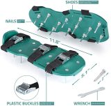 One Size Lawn Aerator Shoes 3 Adjustable Straps With Heavy Duty Metal Buckles Effectively Aerating Lawn Soil