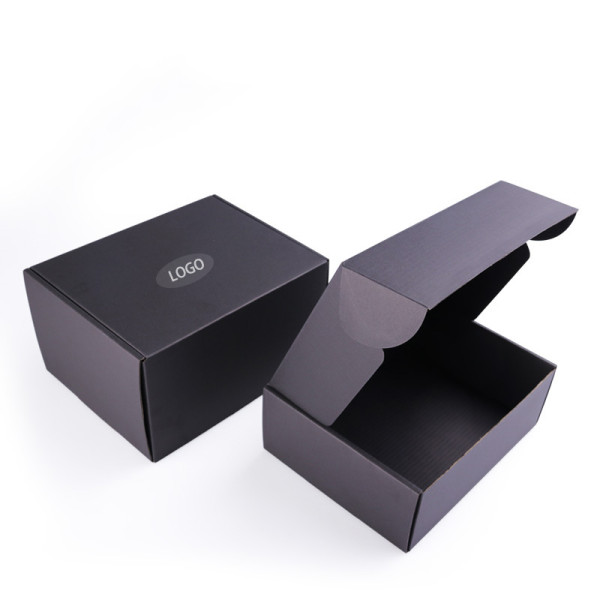 Black shoe bag perfume gift box set clothing packaging box customizable shipping box
