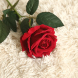 2021 simulated flower plant bonsai wedding decoration ins flannelette rose