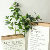 2021Leaf simulation flower manufacturers home decoration wedding road lead flower wall plant Milan leaves