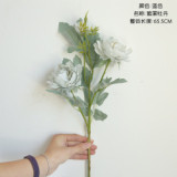 Peony macarone imitation flower manufacturer family decoration wedding holding road guide wall  flower