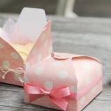 Custom wedding folding  candy cookie paper box gift packaging box in stock