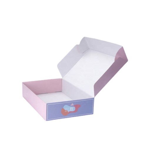 Carton Box For Packing Fold gift Courier Box Luxury Clothing Wig Boxes Custom Logo