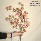 Beauty refers to cherry, peach blossom ins wind, Nordic plum simulation flower, family decoration wedding