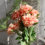 2021Manufacturer sales simulation flower export artificial flower wedding home decoration foreign trade big Peony