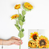 2021Manufacturers wholesale artificial plants wedding home decoration simulation feel sunflower