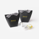 Delicate Hot Sale Sweet Makeup Fold Paper box Wedding Candy Box Ribbon Gift Paper Box