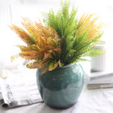 2021Artificial flower feel Persian grass simulated leaf micro landscape exit indoor green plant wall