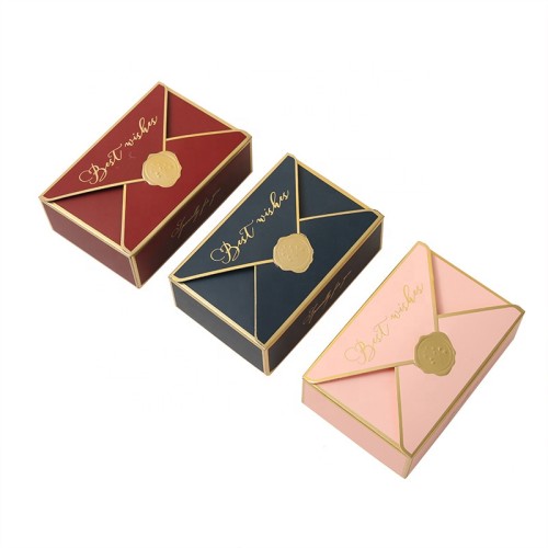 Paper wedding candy gift packaging folding envelope packaging paper box
