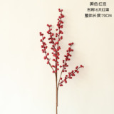 2021Wedding wholesale Christmas red fruit small Holly home decoration ins wind simulation flower manufacturer