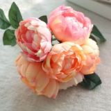 Wholesale imitation flowers artificial flower wedding supplies  hand held flowers, family decoration, peony round roses