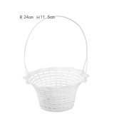 Portable Basket for Flower Arranging Waterproof Hollow-out Small Basket Home Floral Bouquet Baskets
