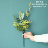 Money branch decoration manufacturer fake flower green plant simulation flower wholesale wedding ins cross border