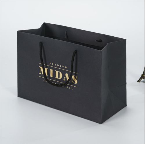 Exquisite handles shipping bag custom logo pajamas clothes packaging paper bags printing gift storage bags