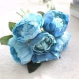 Wholesale imitation flowers artificial flower wedding supplies  hand held flowers, family decoration, peony round roses