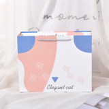 Wholesale Custom Logo Printing Creative Kraft Paper Shopping Bag Wedding Gift Packing Paper Boxes Party Supplies