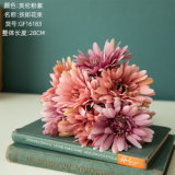 Manufacturer sales simulation flower wholesale Gerbera fake flower family wedding holding flower Fulang bouquet