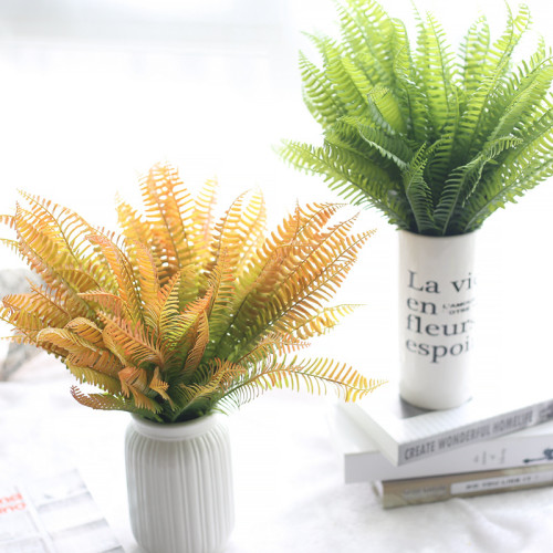 2021Artificial flower feel Persian grass simulated leaf micro landscape exit indoor green plant wall