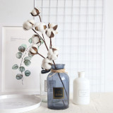 2021Manufacturer's family decoration wedding holding flower plant wall simulation flower 10 natural cotton branches