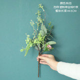 Money branch decoration manufacturer fake flower green plant simulation flower wholesale wedding ins cross border
