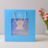 Baby foldable bag pink wedding cake boxes custom stackable box and handbag