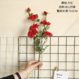 2021Chinese artificial flower manufacturers wholesale family decoration wedding Chinese rose