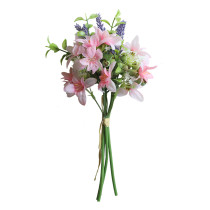 Simulation flower wholesale ins cross border manufacturers artificial flower and green plants wedding decorations