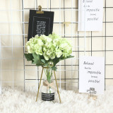 2021Rose Hydrangea simulation flower plant ins wedding decoration ins wind simulation plant wall flower wall