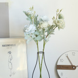 Peony macarone imitation flower manufacturer family decoration wedding holding road guide wall  flower