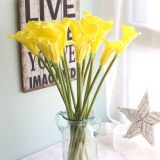 Manufacturer wholesale simulation flower hand holding flower foreign trade family decoration wedding long branch Calla