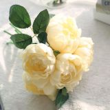 Wholesale imitation flowers artificial flower wedding supplies  hand held flowers, family decoration, peony round roses