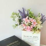 Simulation flower wholesale ins cross border manufacturers artificial flower and green plants wedding decorations