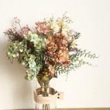 Simulated flower manufacturer's family decoration, wedding holding flowers, road guide flower wall with flower smiling bouquet