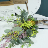 Money branch decoration manufacturer fake flower green plant simulation flower wholesale wedding ins cross border
