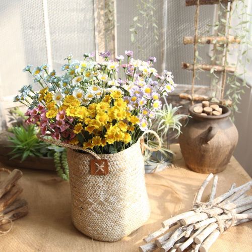 PE foam foreign trade simulation flower wholesale fake flower wedding decoration family across 15 small daisy