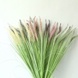 Wholesale decoration fake flower onion grass grain wedding INS wind simulation flower manufacturers green plants cross border