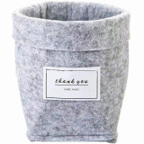 Creative Furnishing Flower Pot Retro Indoor Simple Succulent Gardening Flower Pot Wool Felt Desktop Flower Basket