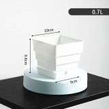 Root Control Flowerpots Succulent Flowerpots Plastic Small Square Basin North Creative Gardening Breathable Wholesale